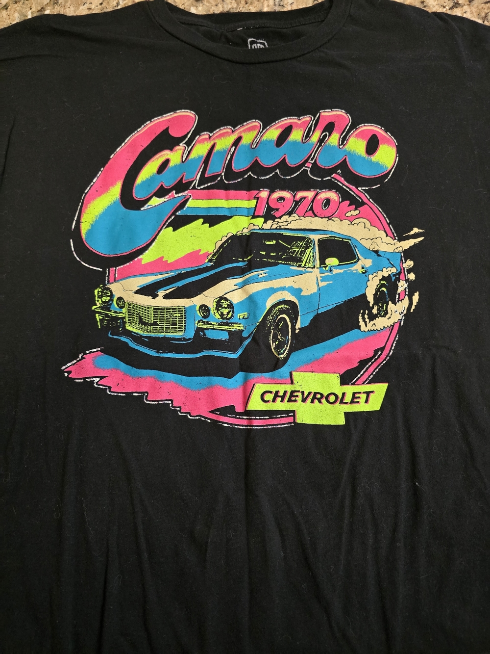Camaro 1970 Graphic Tee - Black
